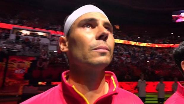 Rafael Nadal'ın duygusal anları! Son turnuvasında gözleri doldu