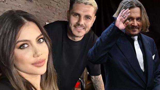 Icardi'den Wanda Nara'ya Johnny Deppli gönderme