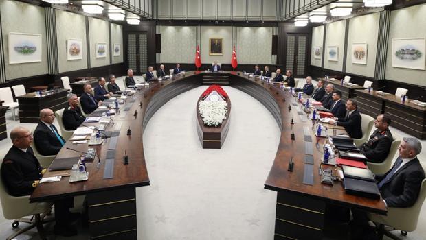 Cumhurbaşkanı Erdoğan başkanlığında Milli Güvenlik Kurulu toplandı