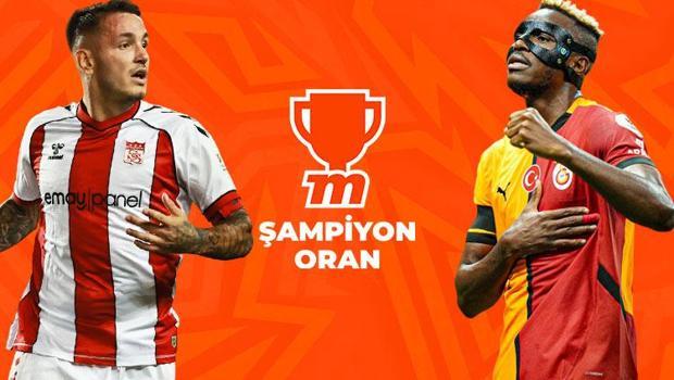 Galatasaray, Sivasspor'a konuk oluyor! Kritik maçın heyecanı Şampiyon Oran farkıyla Misli'de