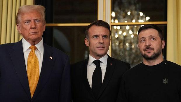 Paris'te kritik görüşme: Trump ve Zelenski bir araya geldi