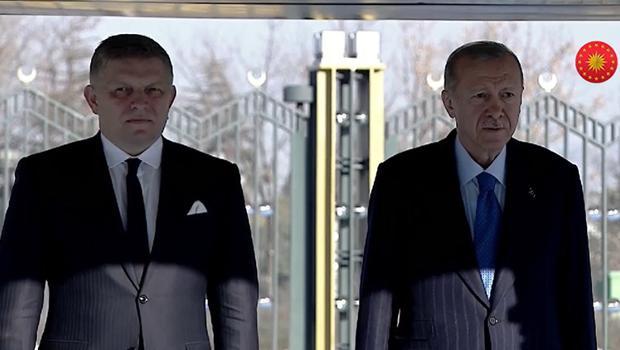 Slovak Cumhuriyeti Başbakanı Robert Fico Ankara'da