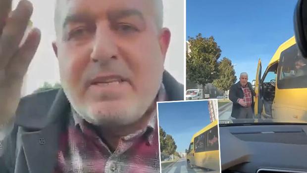 Başakşehir'de cipin önünü kesti! Minibüsçü, kadın şoföre dehşeti yaşattı