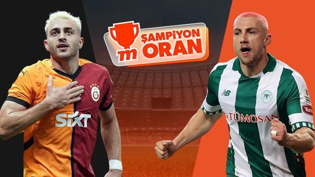 Kupada Galatasaray’ın evinde Konyaspor'u konuk edeceği maçın heyecanı Şampiyon Oranlar ile Misli’de