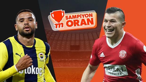 Fenerbahçe, Kadıköy’de Antalyaspor'u konuk ediyor! Kritik maçın heyecanı Şampiyon Oranlar ile Misli’de