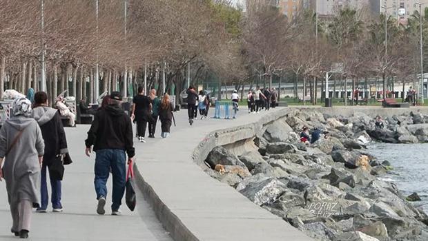 İstanbul'da sıcak hava: Vatandaşlar sahillere akın etti