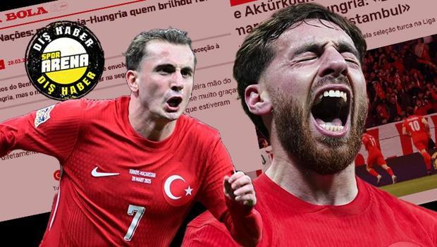 Portekiz, Orkun Kökçü ve Kerem Aktürkoğlu'nu konuşuyor! 'Bizim Türk çocukları için ne geceydi ama! Macaristan maçında Benfica parladı'