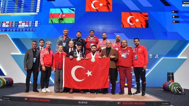 Avrupa Halter Şampiyonası'nda üçüncü günde 6 madalya!
