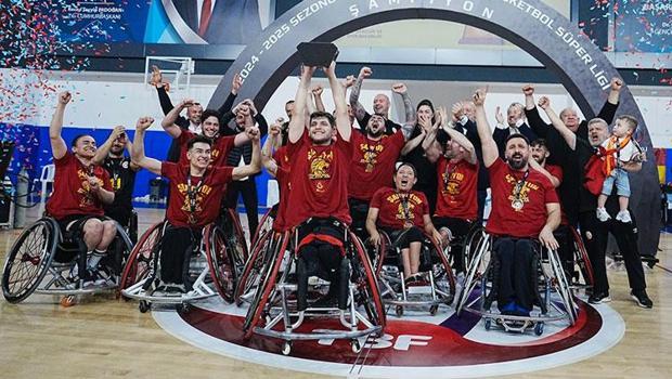 Tekerlekli Sandalye Basketbol Süper Ligi'nde şampiyon Galatasaray!