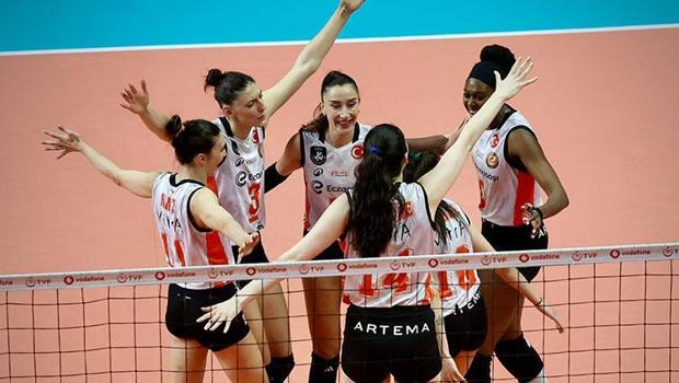 Eczacıbaşı Dynavit 3 - 2 Galatasaray Daikin maç özeti (Vodafone Sultanlar Ligi play-off)