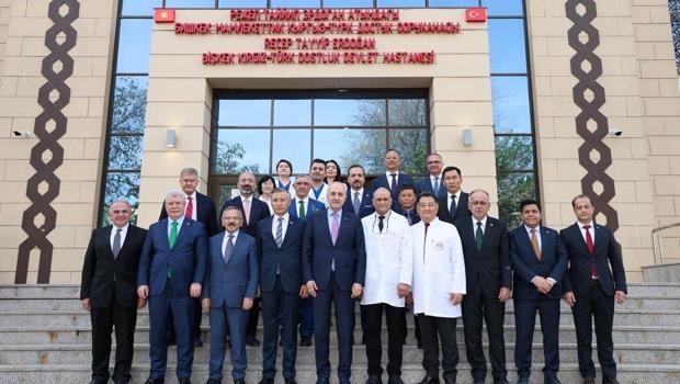TBMM Başkanı Numan Kurtulmuş, Bişkek’te Recep Tayyip Erdoğan Kırgız-Türk Dostluk Hastanesi’ni ziyaret etti