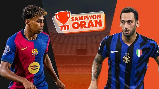 Şampiyonlar Ligi'nde Barcelona'nın konuğu Inter! Dev maçın heyecanı Şampiyon Oranlar ile Misli'de