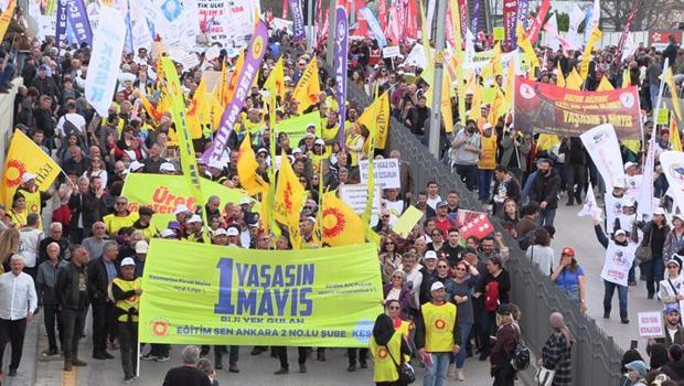 Ankara'da '1 Mayıs Emek ve Dayanışma Günü' kutlaması