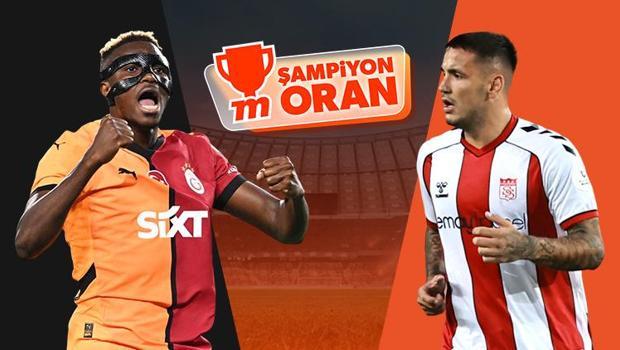 Lider Galatasaray, Sivasspor'u ağırlayacak! Maçın heyecanı Şampiyon Oranlar ile Misli'de