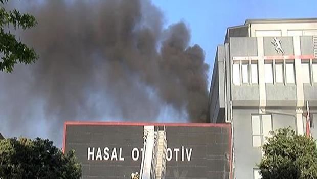 Bağcılar'da fabrika yangını