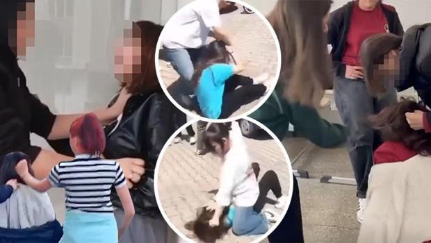 Türkiye bu görüntüleri konuşuyor! 7 kız öğrenci, liseli Elif'i feci şekilde darbetti... Sivas'ın ardından Bursa'da benzer olay