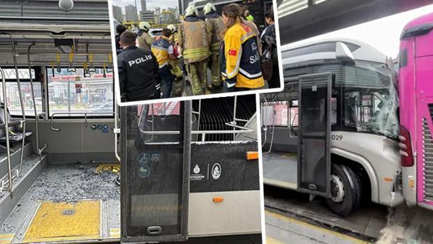 Son dakika... Beylikdüzü'nde metrobüs kazası: 1 kişi hayatını kaybetti, 54 yaralı