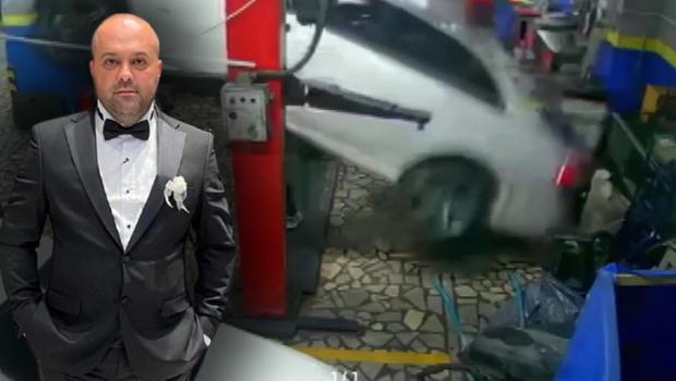 Beykoz'da tamirhanede feci ölüm! 2,5 tonluk araç üzerine düştü