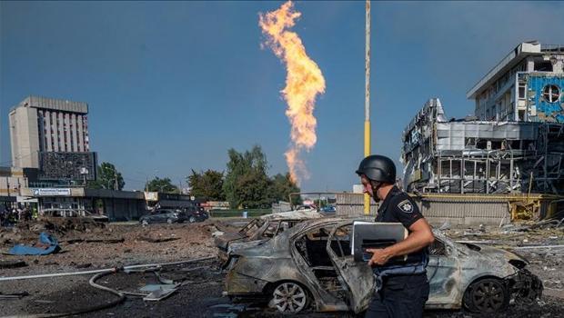 Rusya'dan savaşın başından bu yana görülmüş en büyük İHA saldırısı