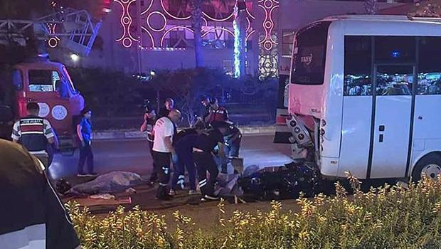 Antalya'da feci kazada 2 can kaybı