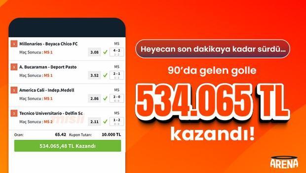 Heyecan son dakikaya kadar sürdü… 90’da gelen golle 534.065 TL kazandı!