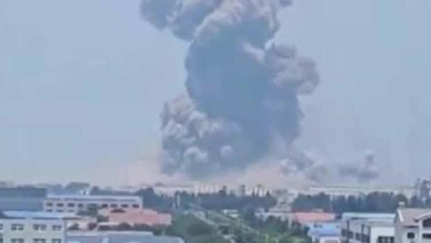 Çin'de korkunç patlama: Kimya fabrikası cehenneme döndü