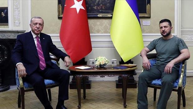 Zelenski'den Cumhurbaşkanı Erdoğan'a teşekkür