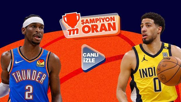 NBA finalinde Thunder, Pacers'ı ağırlıyor! Serinin 2. maçının heyecanı Şampiyon Oran ve Canlı Yayın ile Misli'de