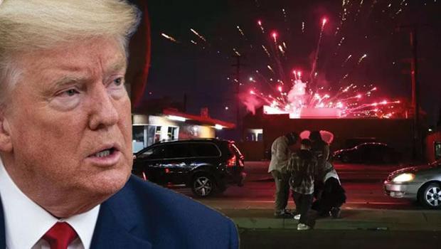 ABD’de tansiyon gittikçe yükseliyor... Asker sokakta! Trump: Düzeni sağlamak için sert olacağız