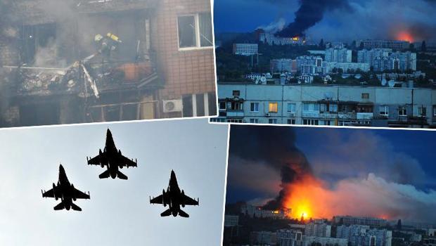 NATO uçakları Rusya'ya karşı alarma geçti: 'Şu ana kadar görülmüş en büyük hava taarruzu'