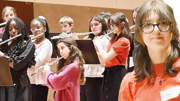 Zeynep’in flütle büyük başarısı