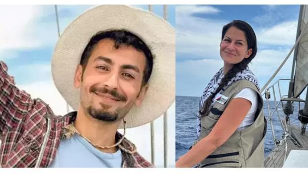 Madleen aktivistleri Şuayb Ordu ve Yasemin Acar, Berlin'e ulaştı