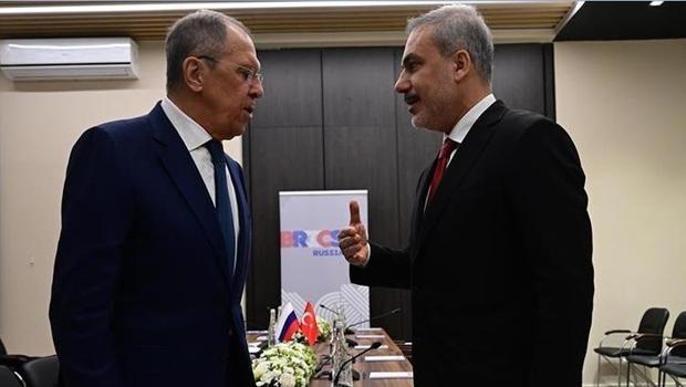 Dışişleri Bakanı Hakan Fidan, Rus mevkidaşı Lavrov ile görüştü