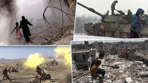 Türkiye'nin çevresi ateş çemberi: 35 yıldır çatışmalar bitmedi... Avrupa'dan Orta Doğu'ya bugüne kadar hangi savaşlar yaşandı?