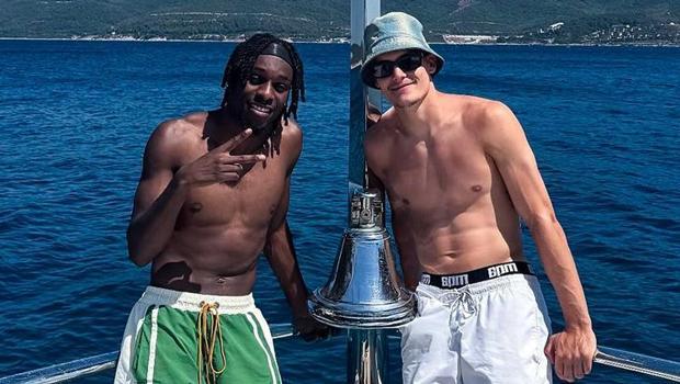 Frimpong'un Bodrum keyfi!
