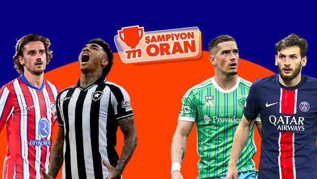 Kulüpler Dünya Kupası'nda Atletico Madrid, Botafogo ile Seattle Sounders Paris Saint Germain ile karşılaşacak! Maçların heyecanı Şampiyon Oranlar ve Canlı Sohbet ile Misli'de