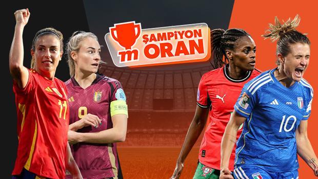 Avrupa Kadınlar Futbol Şampiyonası'nda iki maç oynanacak! Maçların heyecanı Canlı Sohbet ve Şampiyon Oranlar ile Misli'de