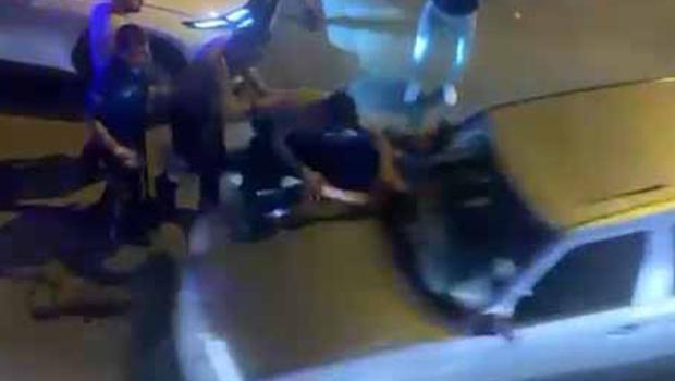 Şehir eşkıyası dehşet saçtı: Polise ve bekçiye çarpıp kaçtı