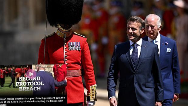 Fransa Cumhurbaşkanı Macron protokol dinlemedi, İngilizler çileden çıktı!