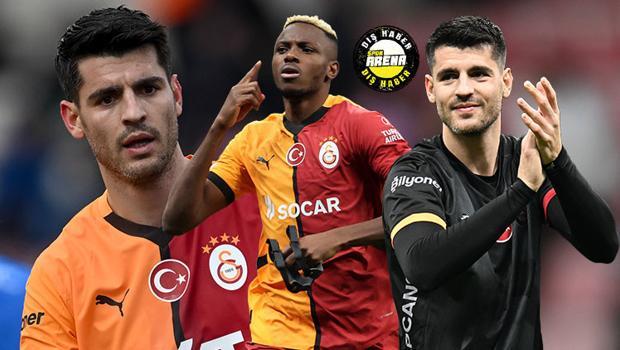 Galatasaraylı Morata’ya transfer şoku! Osimhen engeli karşısına çıktı