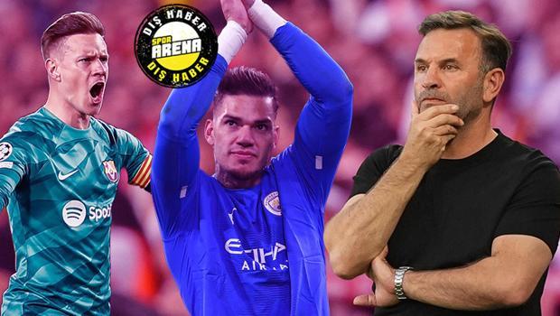 Galatasaray'ın kaleci transferindeki hedefi Ter Stegen mi Ederson mu? Okan Buruk, Alman medyasına açıkladı!