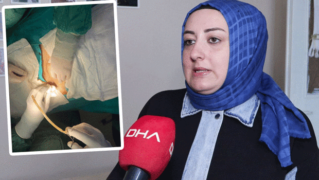Suştangazi'deki özel hastanede skandal! Karnında dren hortumu unutuldu... 'Hem beni suçladılar hem dalga geçtiler'