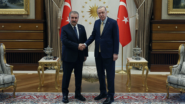 Cumhurbaşkanı Erdoğan, BBP lideri Destici'yi kabul etti