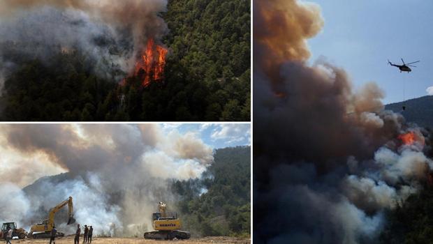 Son dakika... Karabük'te orman yangını! Rüzgarın etkisiyle büyüdü