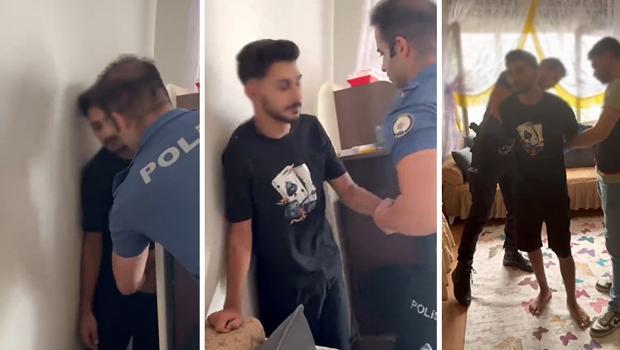 Film sahnesi gibi baskın anı! Polis her yerde onu arıyordu... Saklandığı yer polisleri de şaşırttı