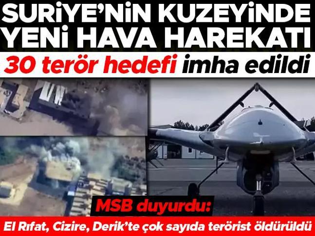 Son dakika... MİT ve TSKdan Suriye’ye hava harekatı