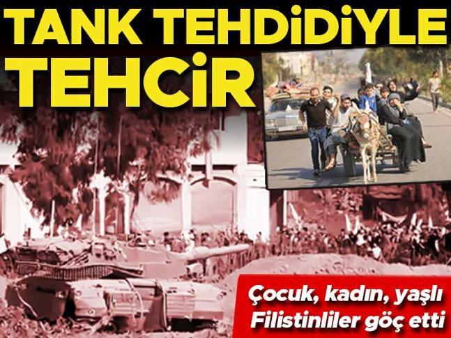 Beyaz bayraklarla tehcir... Gazzenin yüzde 70i yerinden edildi