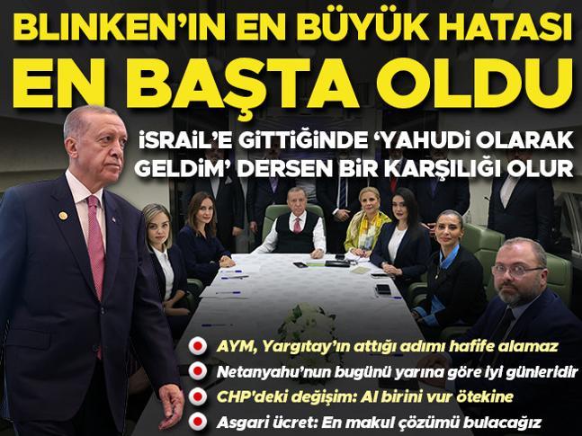 Cumhurbaşkanı Erdoğan: Blinkenın en büyük hatası en başta oldu