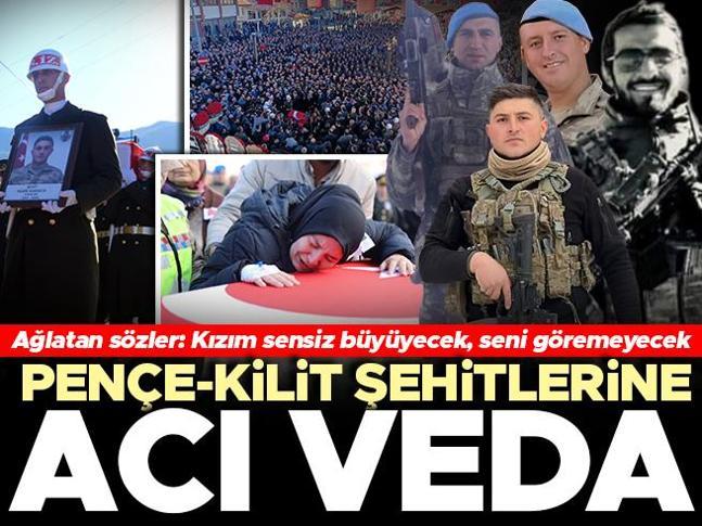 Pençe-Kilit Harekatı şehitlerine gözyaşları ile veda