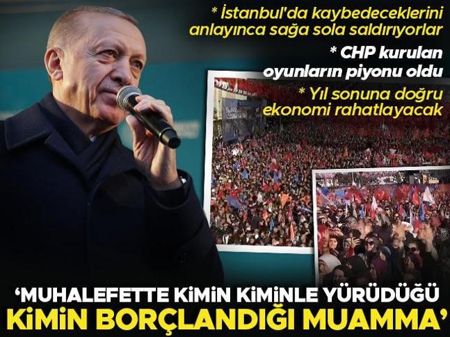 AK Parti Balıkesir mitingi... Cumhurbaşkanı Erdoğandan önemli açıklamalar